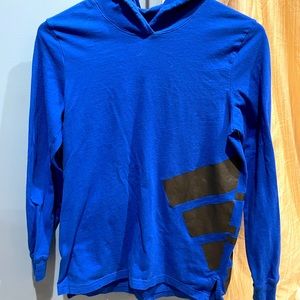 Adidas long sleeved, hooded shirt